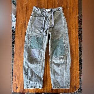 Free People moxie pull on barrel jeans